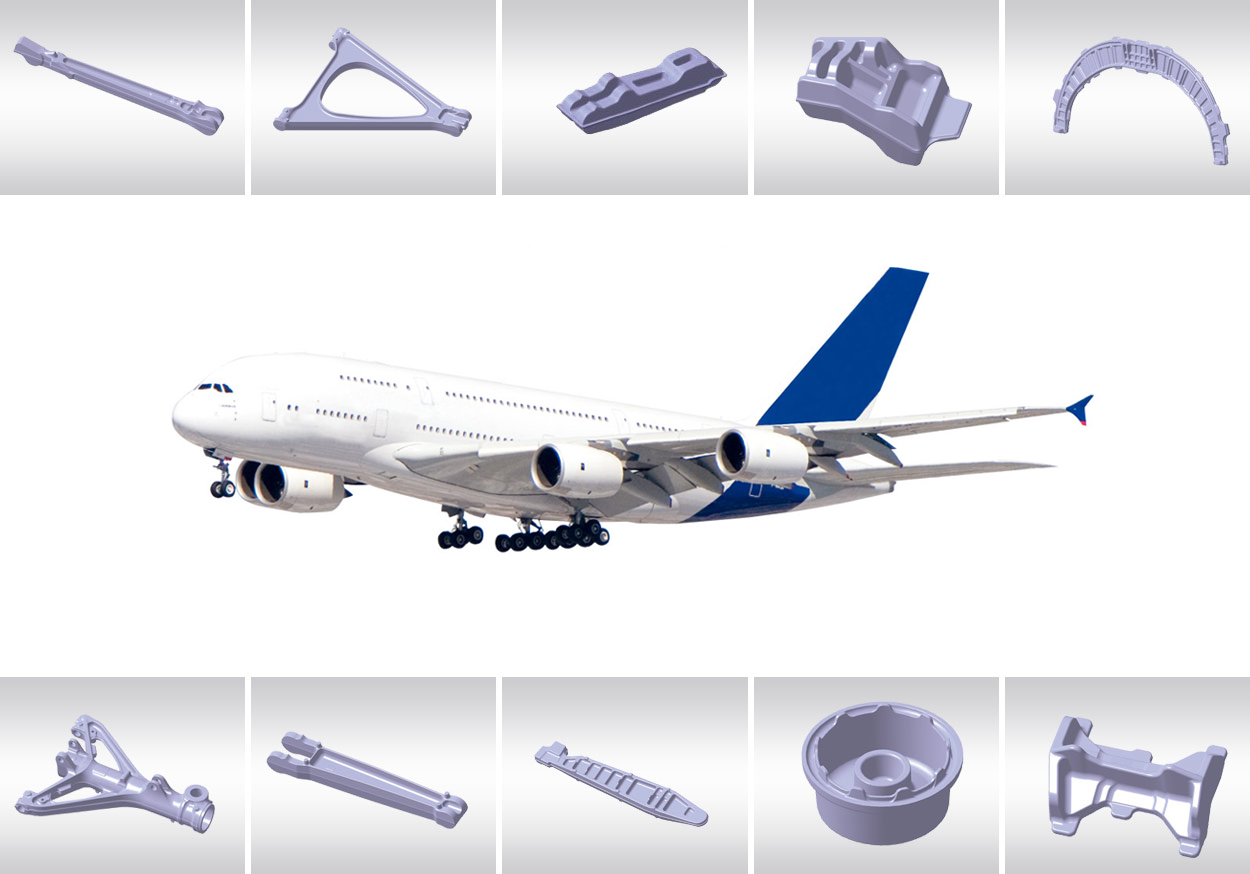 起落架及其支撐梁、機艙門框架、機翼、框架等鍛件，可生產機身上90% 以上的鍛件。.jpg